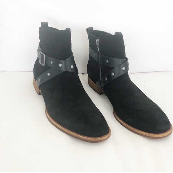 Kork Ease Kenai Stud Wrap Suede Ankle Booties 8.5 - Picture 3 of 8